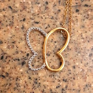📍4 for $10📍Gold & Silver Butterfly Pendant w/chain